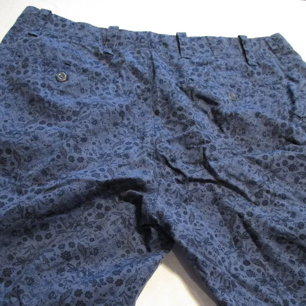 Round Tree Yorke Shorts Men Size 36 Blue Pockets Outdoor Beach Pool Shorts